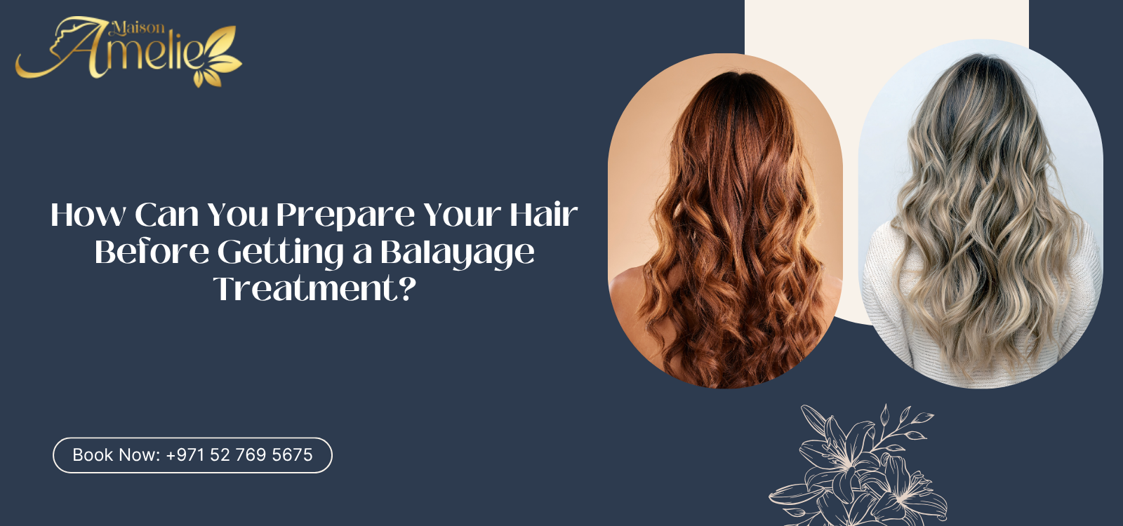 Preparing hair for a flawless balayage at a leading Ladies Beauty Salon in Motor City, Dubai, offering expert hair treatments.