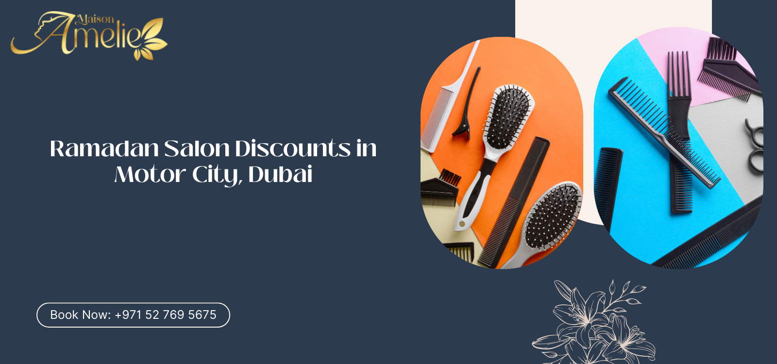 Ramadan salon discounts and offers at Maison Amelie in Motor City, Dubai