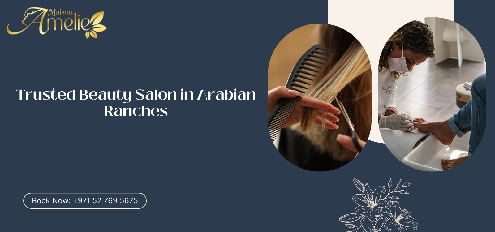 beauty salon in arabian ranches
